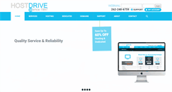 Desktop Screenshot of hostdrive.com