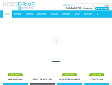 Tablet Screenshot of hostdrive.com